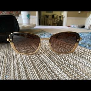 Chanel square CC sunglasses in box w/ auth card